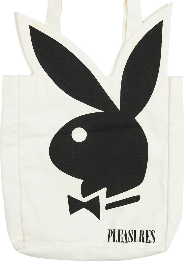 Pleasures Bunny Canvas Tote Natural