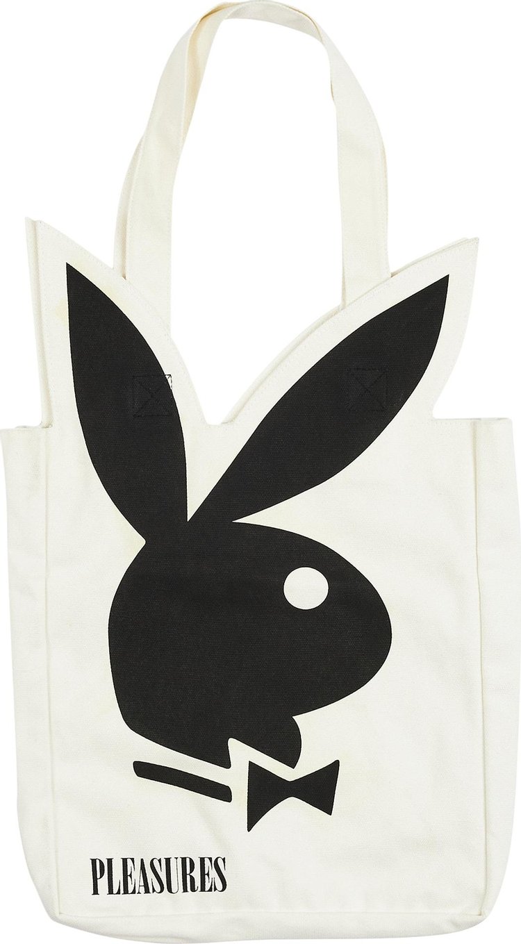 Pleasures Bunny Canvas Tote Natural