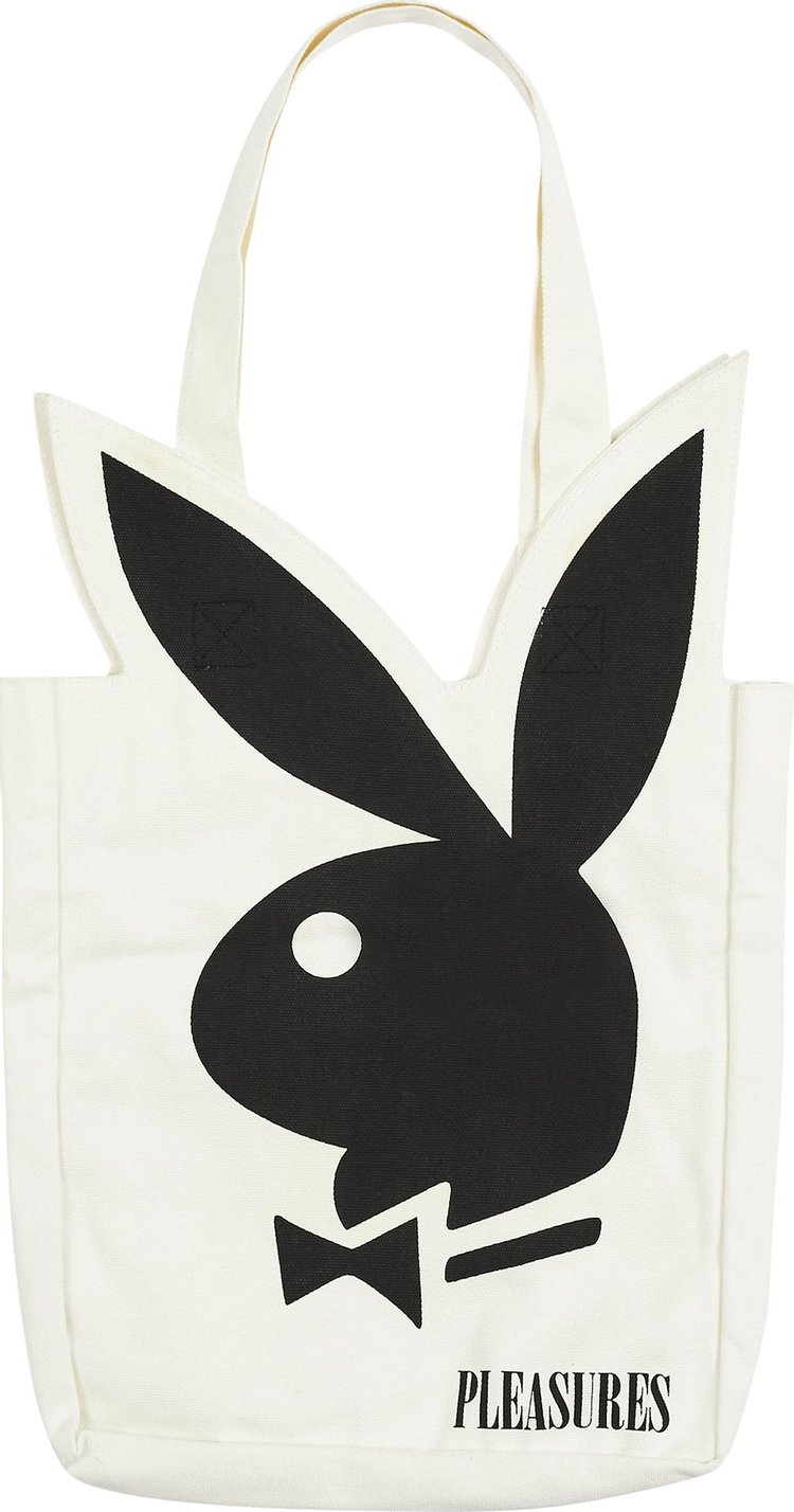 Pleasures Bunny Canvas Tote Natural