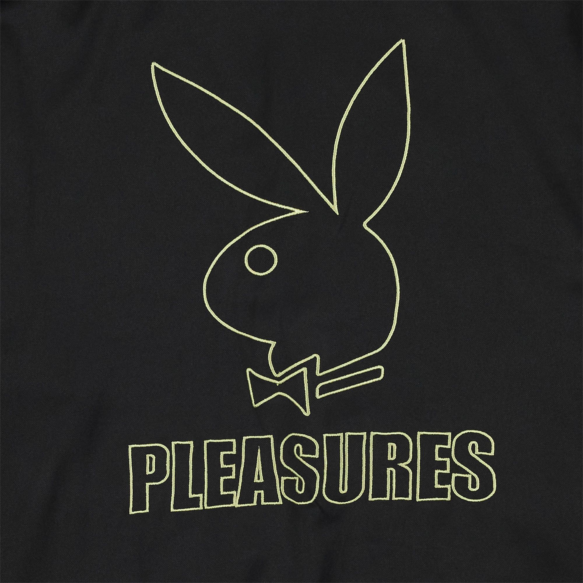 Buy Pleasures x Playboy Wicked Track Jacket Black P22PB028 BLAC GOAT
