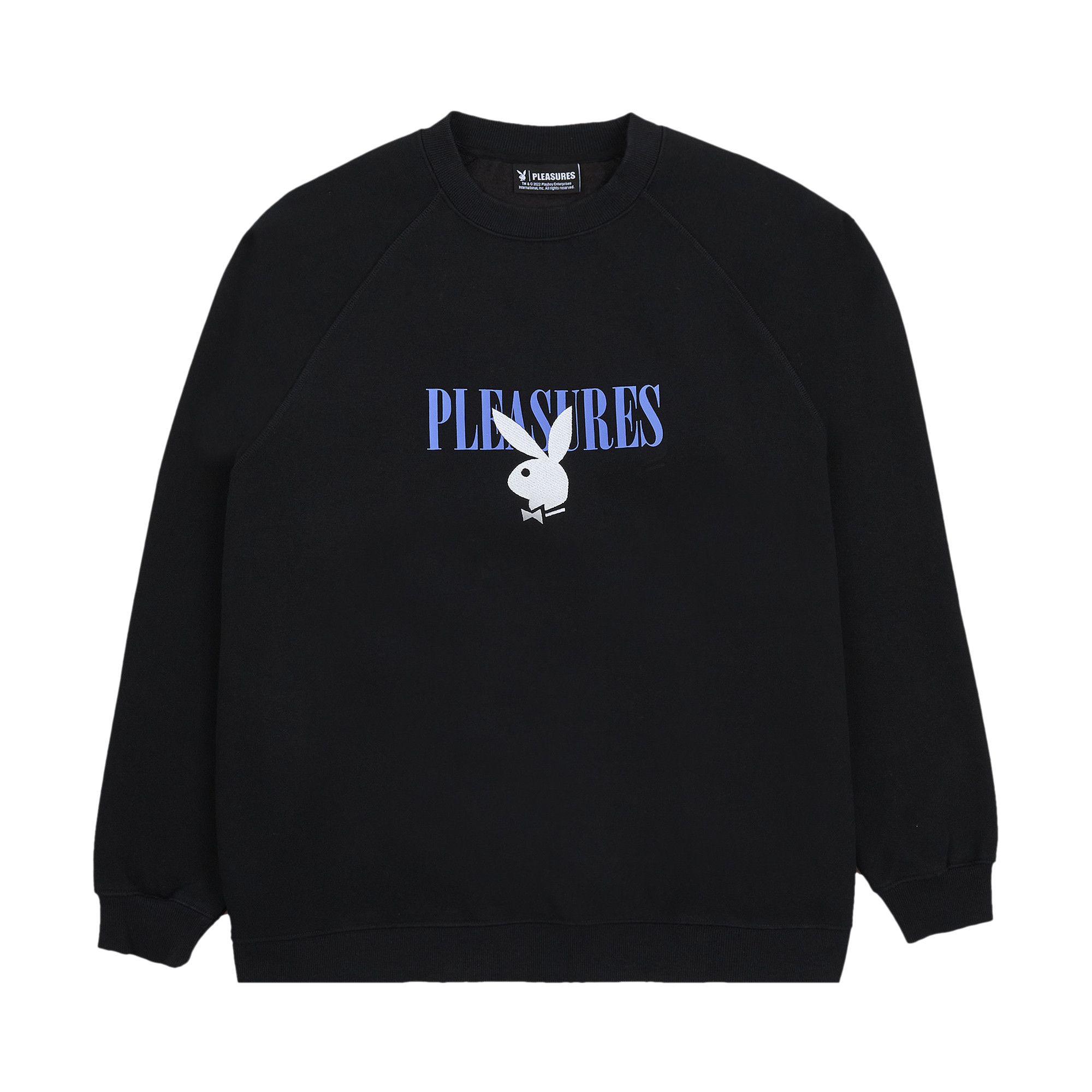 Black 2025 playboy crewneck