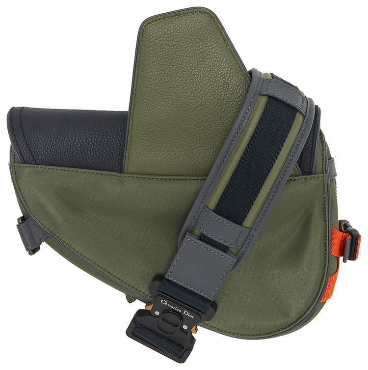 Dior x Sacai Saddle Bag OliveNavy