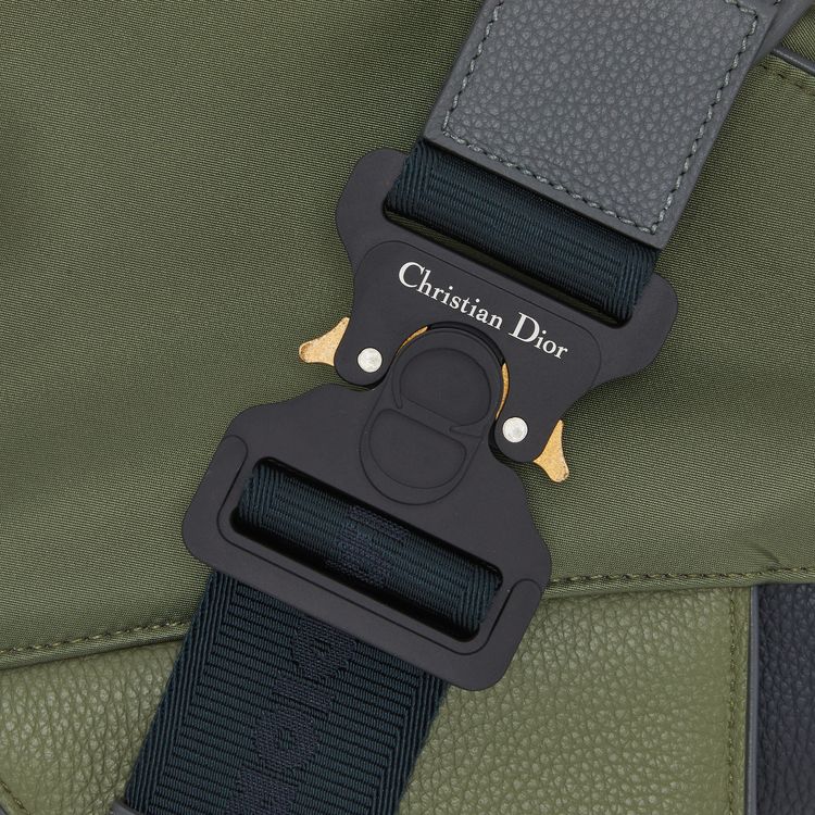 Dior x Sacai Saddle Bag OliveNavy
