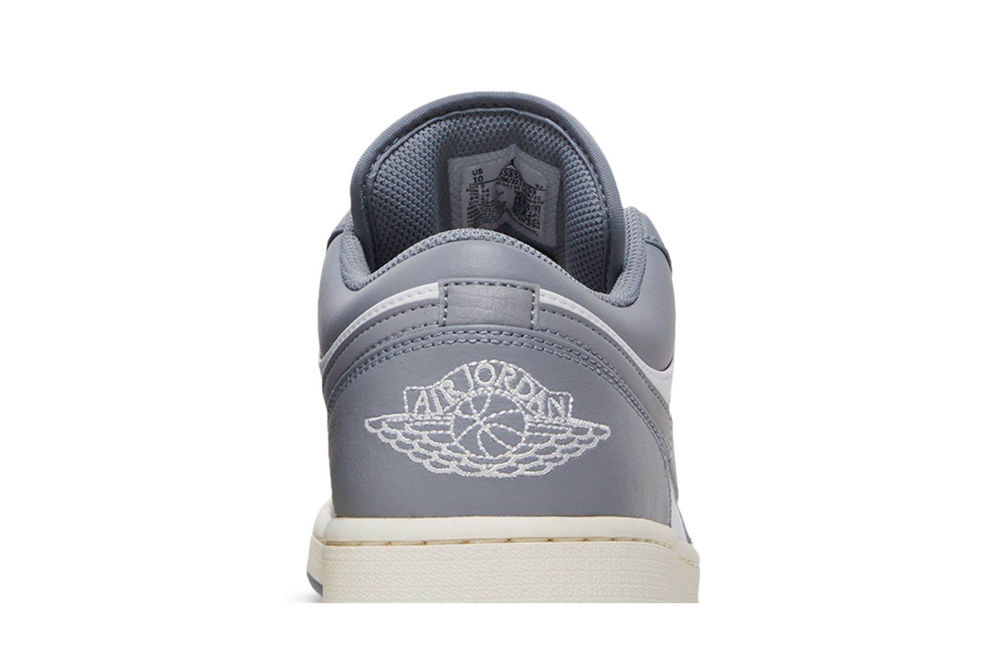 Size 10.0 Air Jordan 1 Low 'Vintage Grey'