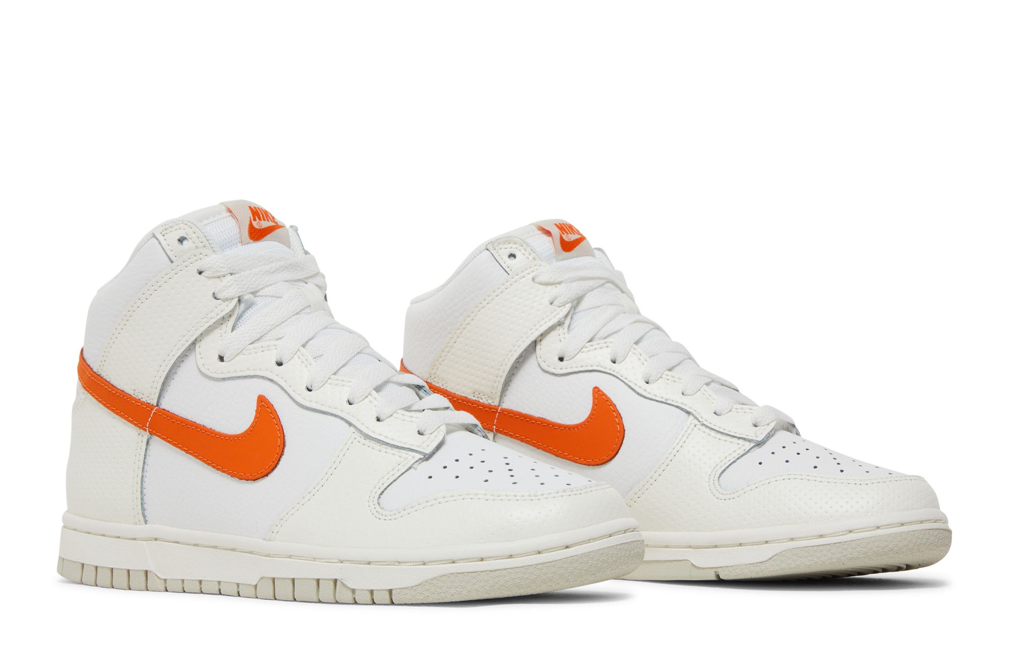 nike dunk high first use sail orange