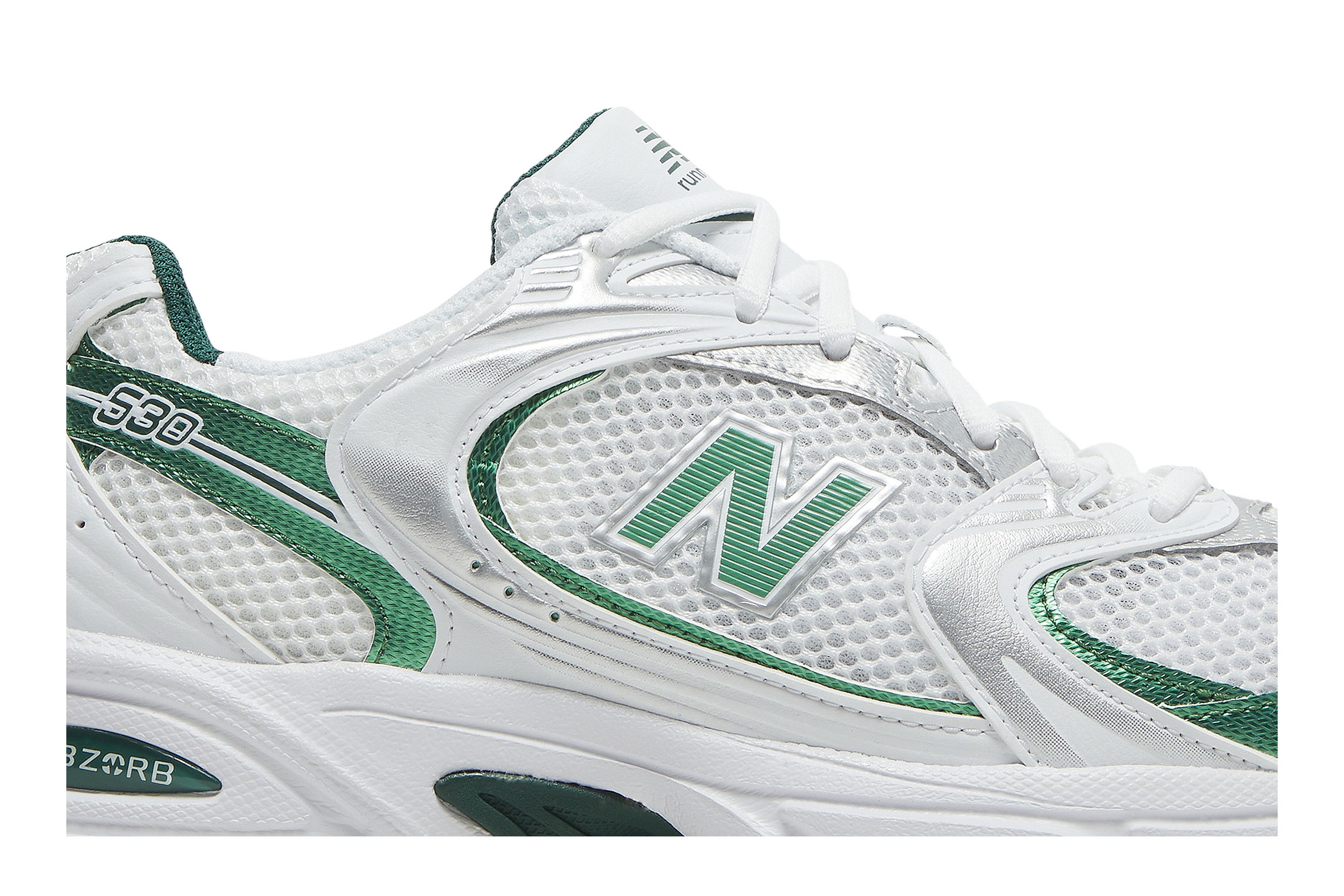 ♥ New Balance 530 White Nightwatch Green New Balance 530 'White Nightwatch Green' - New Balance