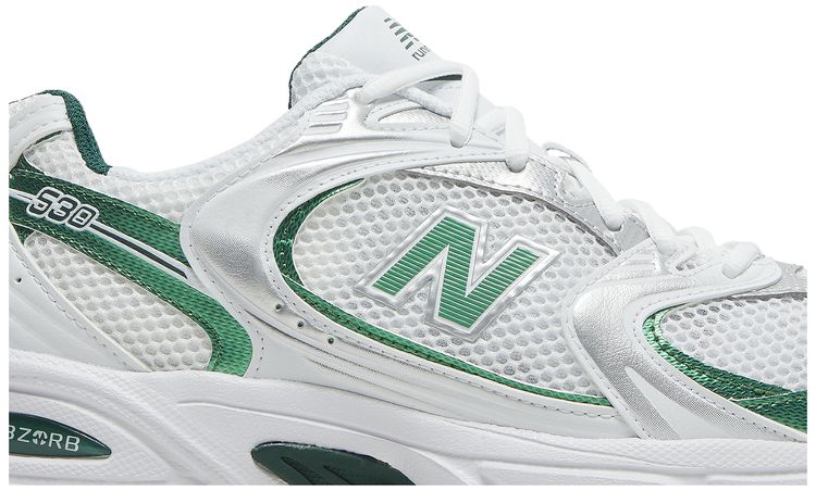 New Balance 530 White Nightwatch Green