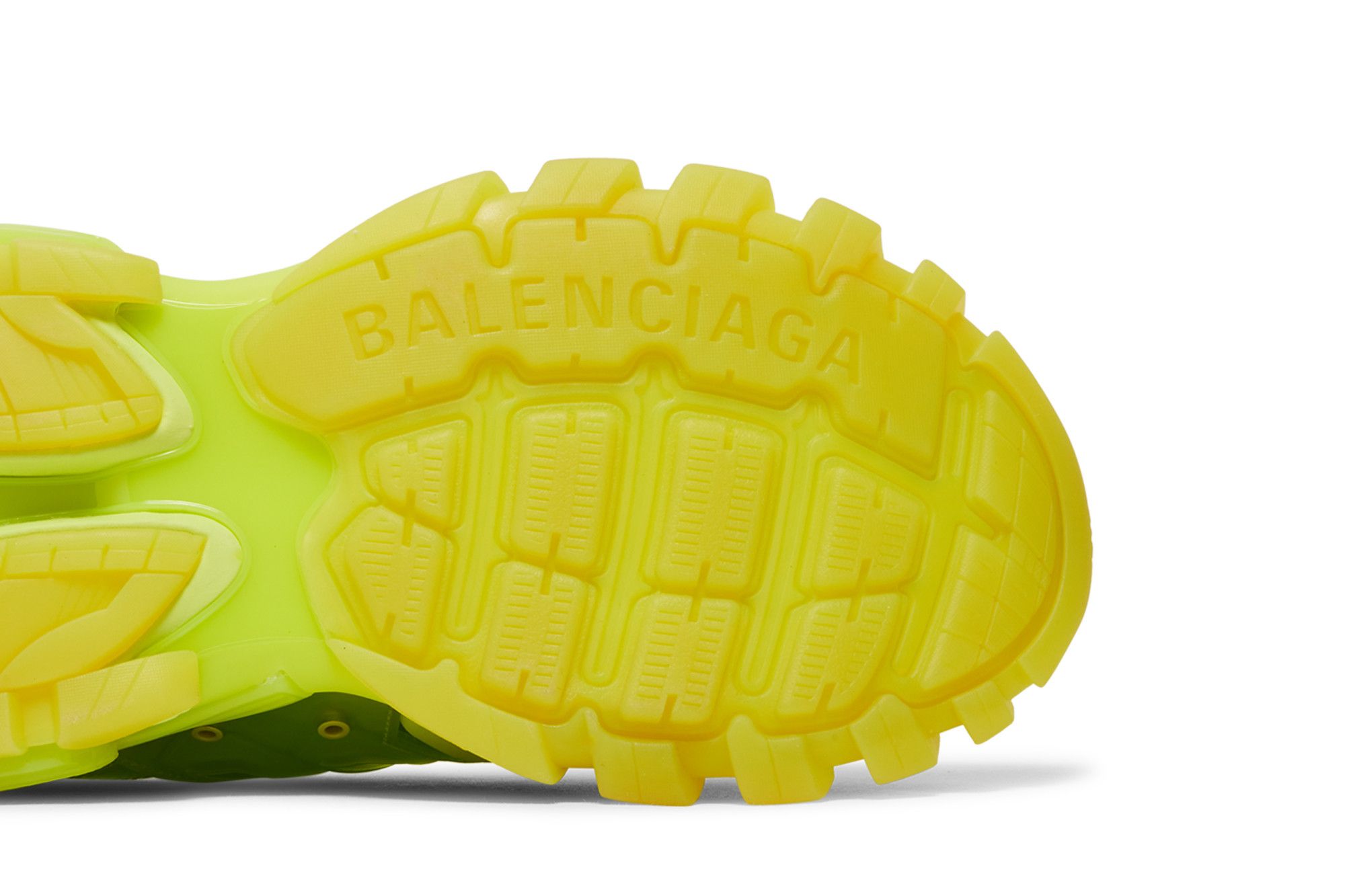 Balenciaga track trainers yellow discount