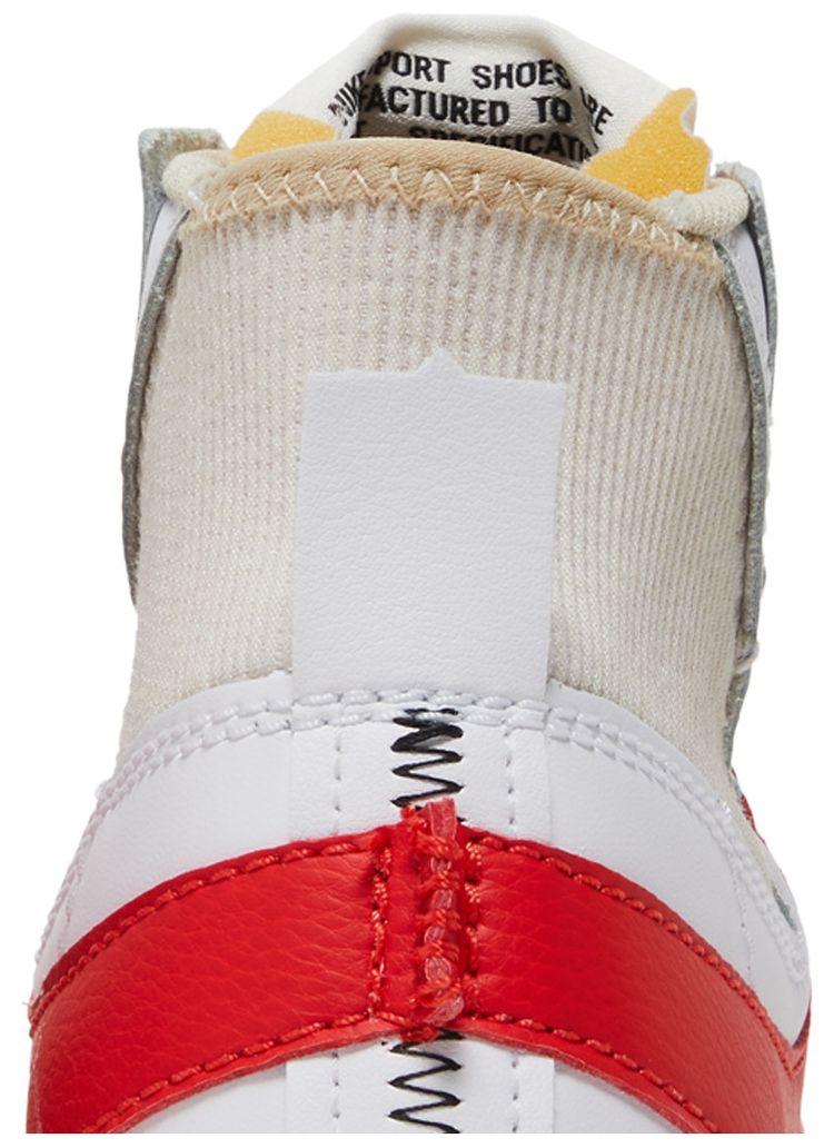 Nike Blazer Mid 77 Jumbo White Habanero Red