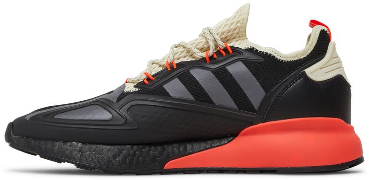 Adidas ZX 2K Boost Black Solar Red