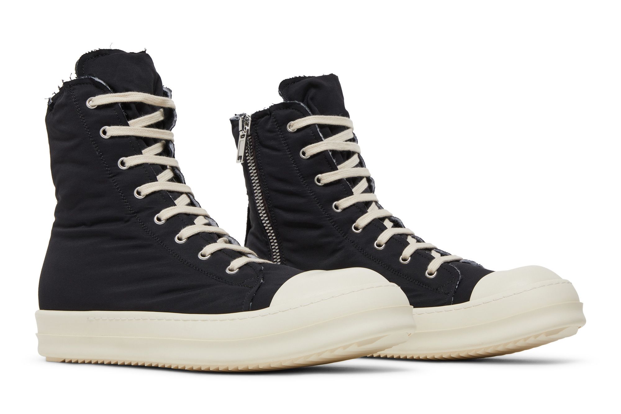 セール商品が満載 Owens Rick Buy DRKSHDW Milk 'Black High Padded Gethsemane スニーカー
