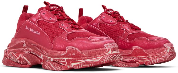 Balenciaga Triple S Sneaker Dark Red