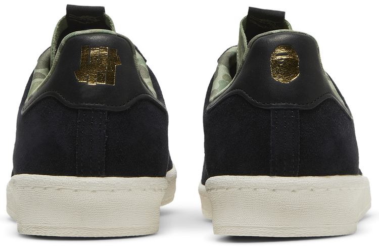 Undefeated x A Bathing Ape x adidas Campus 80s Black