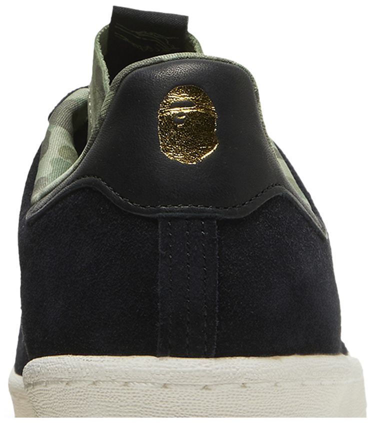 Undefeated x A Bathing Ape x adidas Campus 80s Black