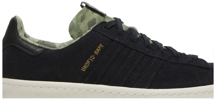 Undefeated x A Bathing Ape x adidas Campus 80s Black