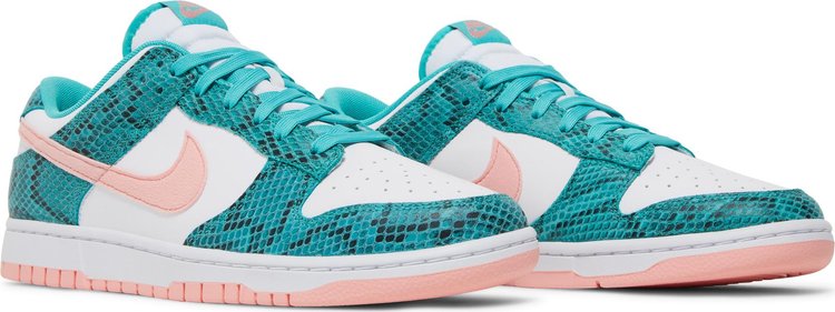 Dunk Low Washed Teal Snakeskin