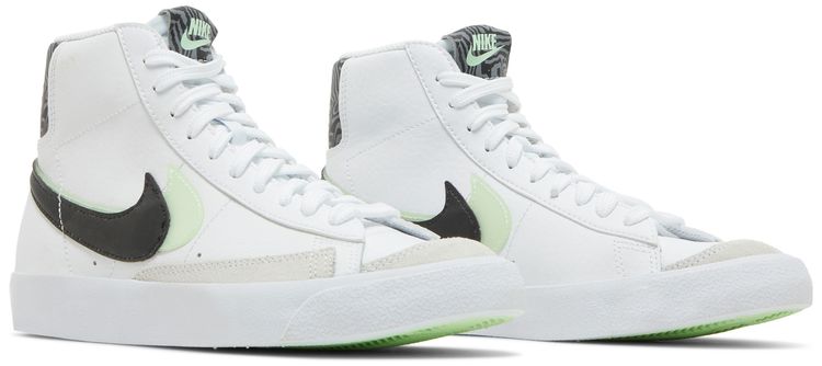 Nike Blazer Mid 77 SE GS Double Swoosh   White Vapor Green