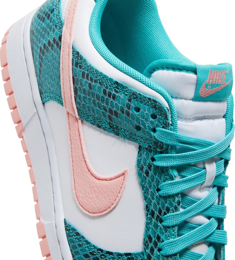 Dunk Low Washed Teal Snakeskin