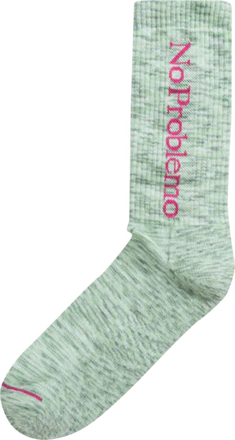 Aries No Problemo Space Dye Socks 'Green'