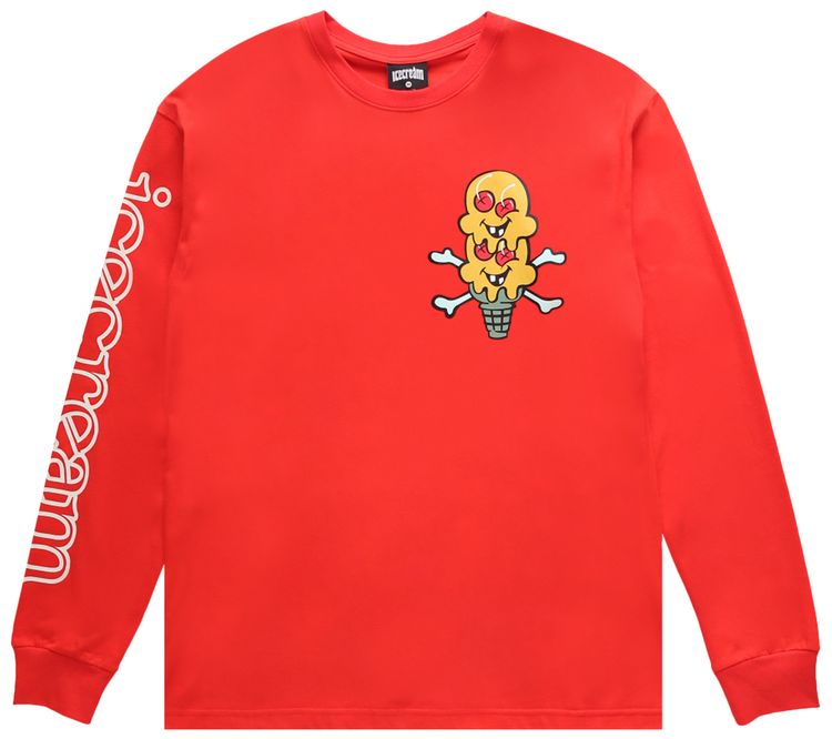 Icecream Sail Long Sleeve Knit Tomato
