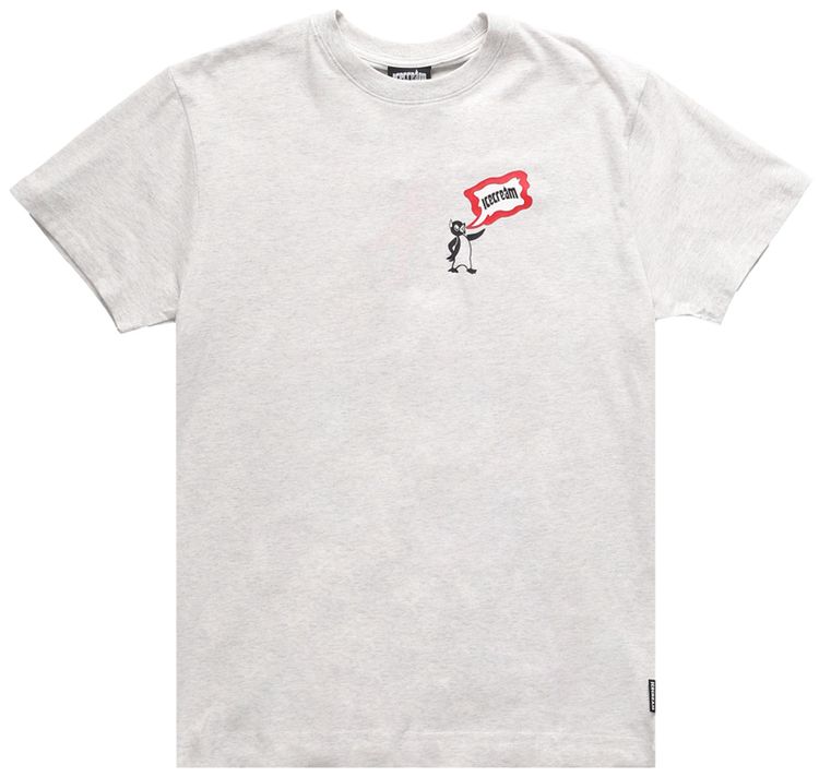 Icecream Chili Short Sleeve Tee Light Heather Grey