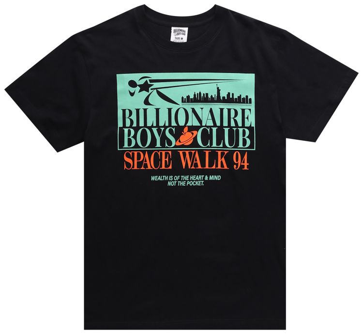 Billionaire Boys Club BB Space Walk Short Sleeve Tee Black