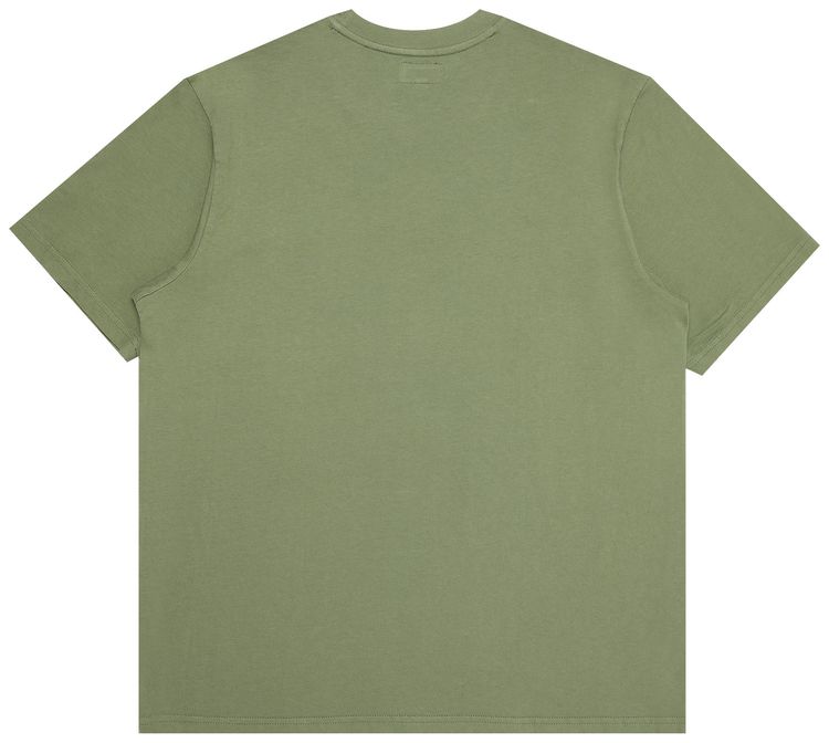 Supreme Arabic Logo Washed Short Sleeve Tee Olive