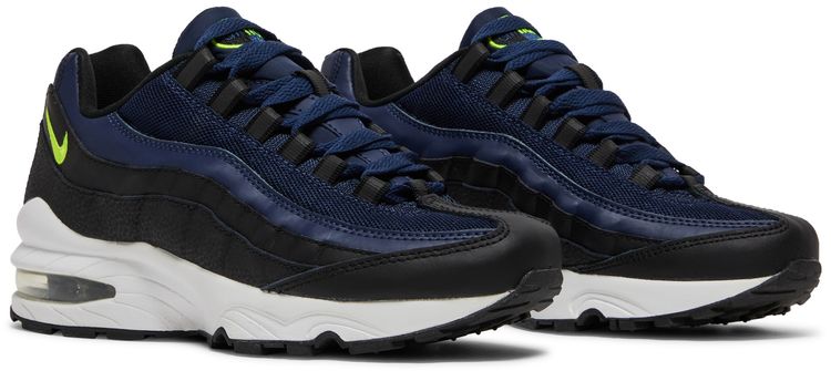 Nike Air Max 95 GS Midnight Navy Lemon Venom