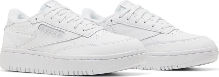 Wmns Club C Double White Cold Grey