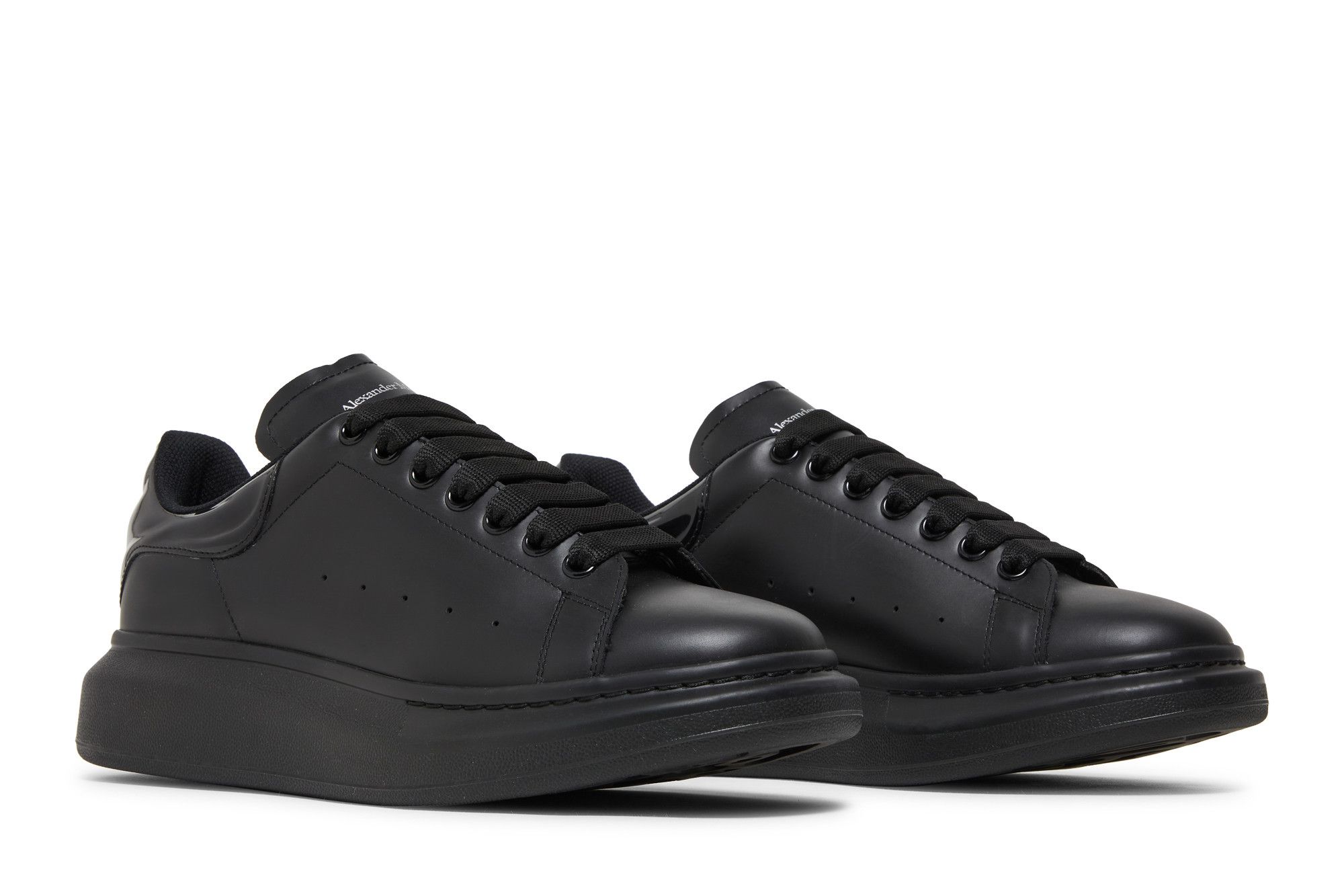 Size 10.5 Alexander McQueen Oversized Sneaker 'Black'