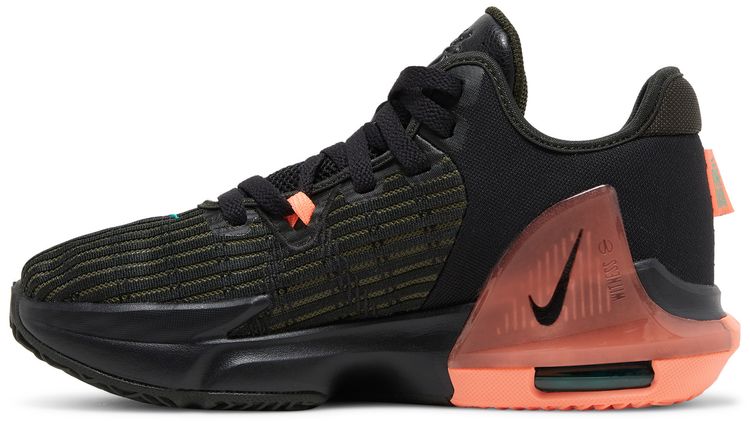 Nike LeBron Witness 6 GS Black Crimson Pulse
