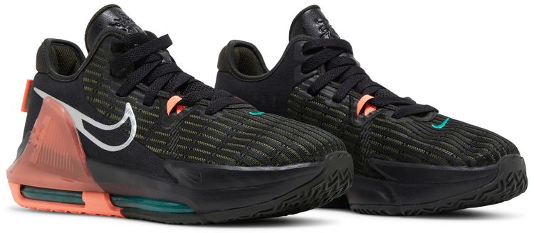 Nike LeBron Witness 6 GS Black Crimson Pulse