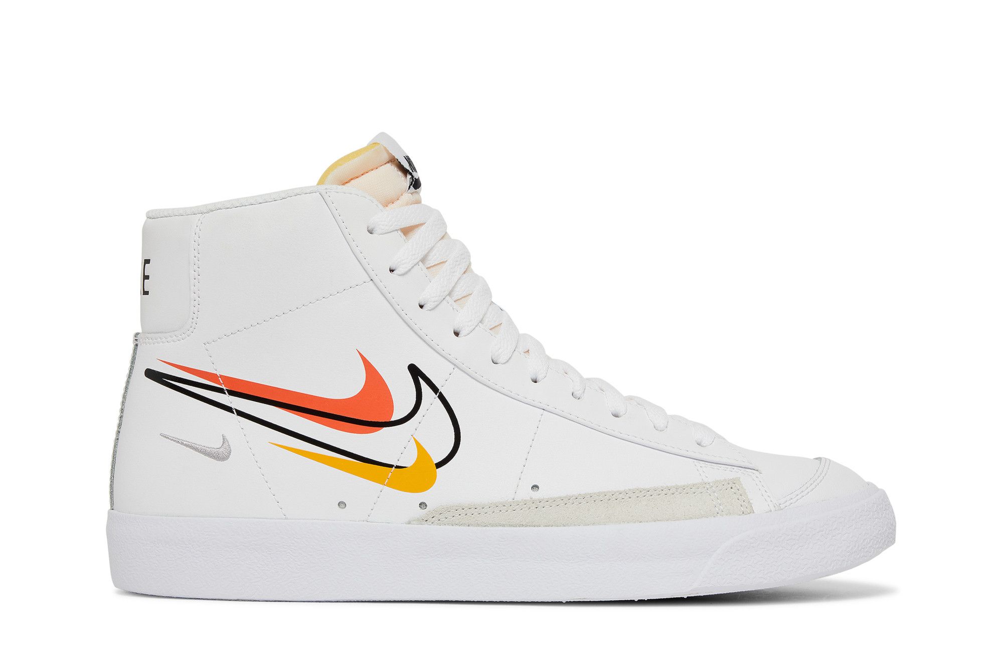 Nike blazer cheap black orange