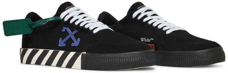 Off White Vulc Sneaker Black Navy Blue