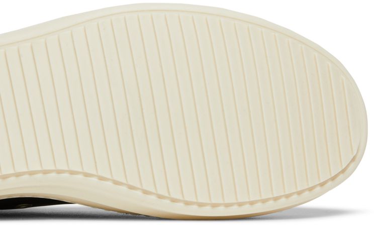 Rick Owens Strobe Leather Low Black Milk