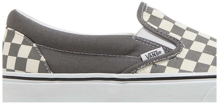 Vans Classic Slip On Pewter Checkerboard
