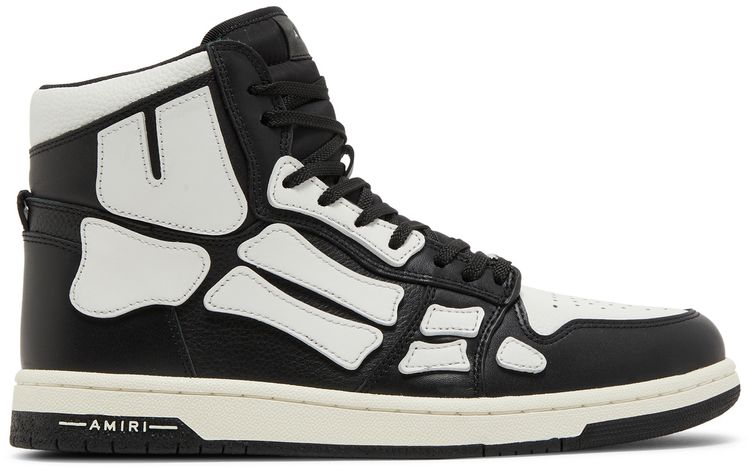 Amiri Skel Top High Black White