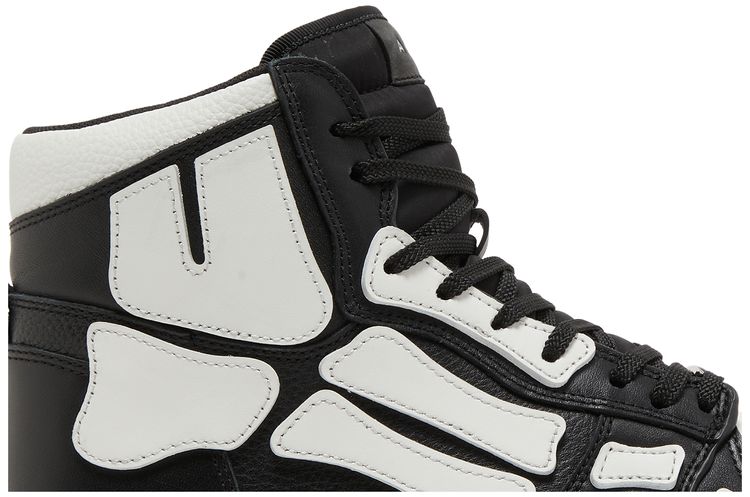 Amiri Skel Top High Black White