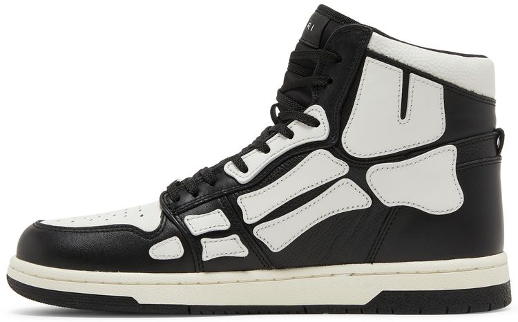 Amiri Skel Top High Black White