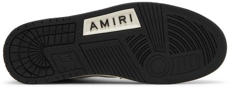 Amiri Skel Top High Black White