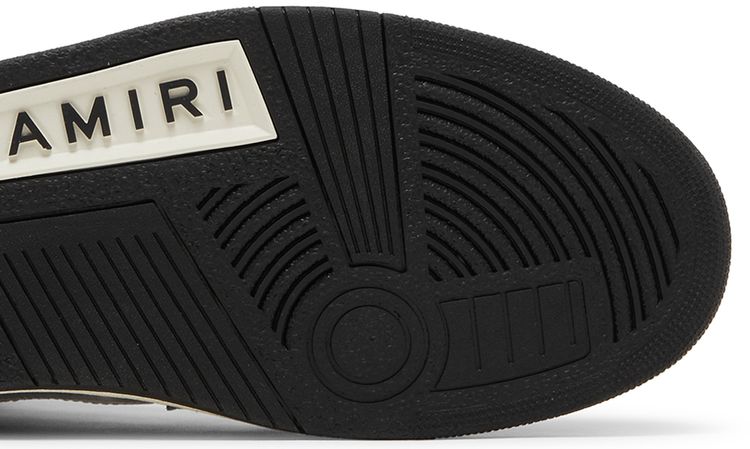 Amiri Skel Top High Black White