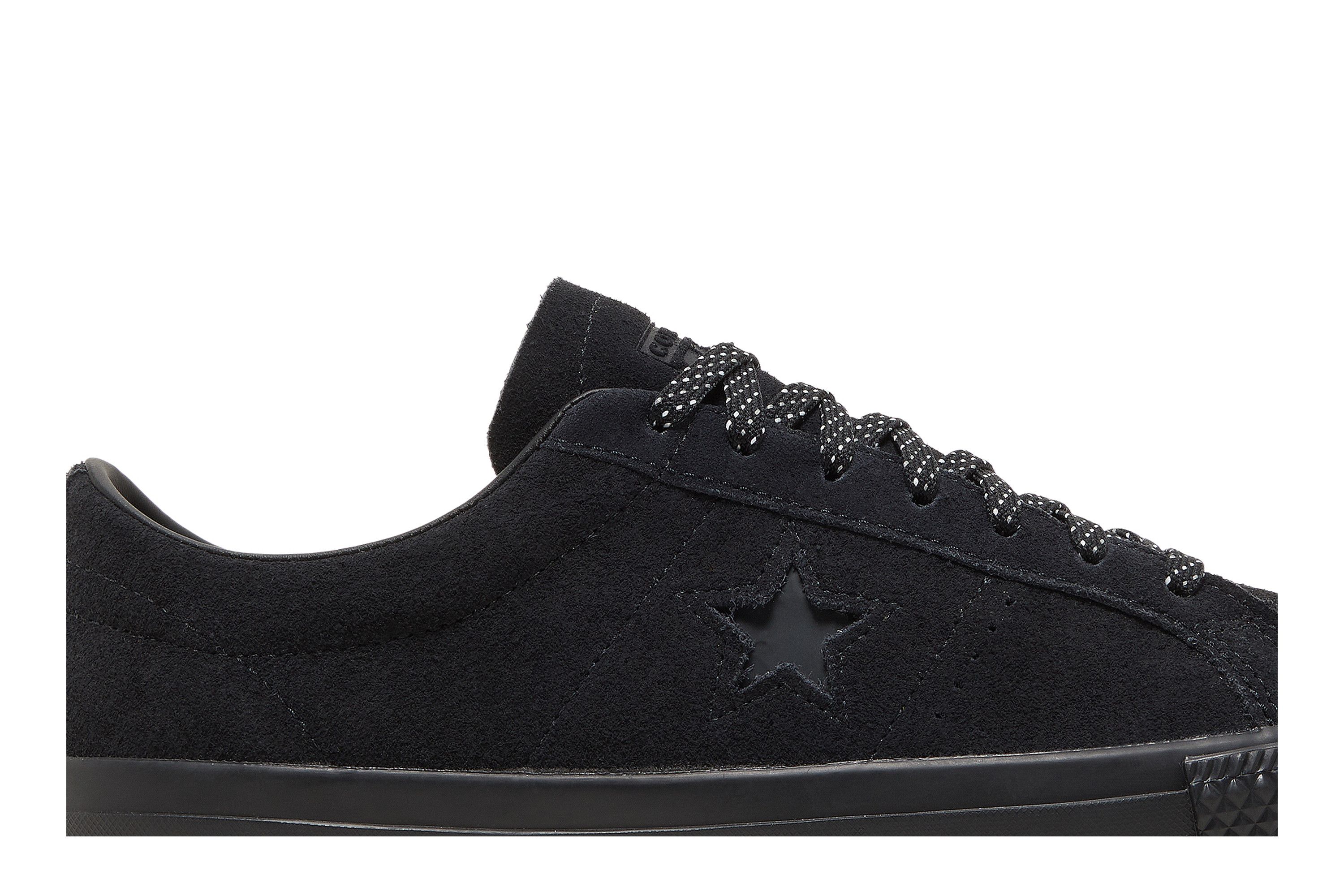 One star suede triple black low top shop