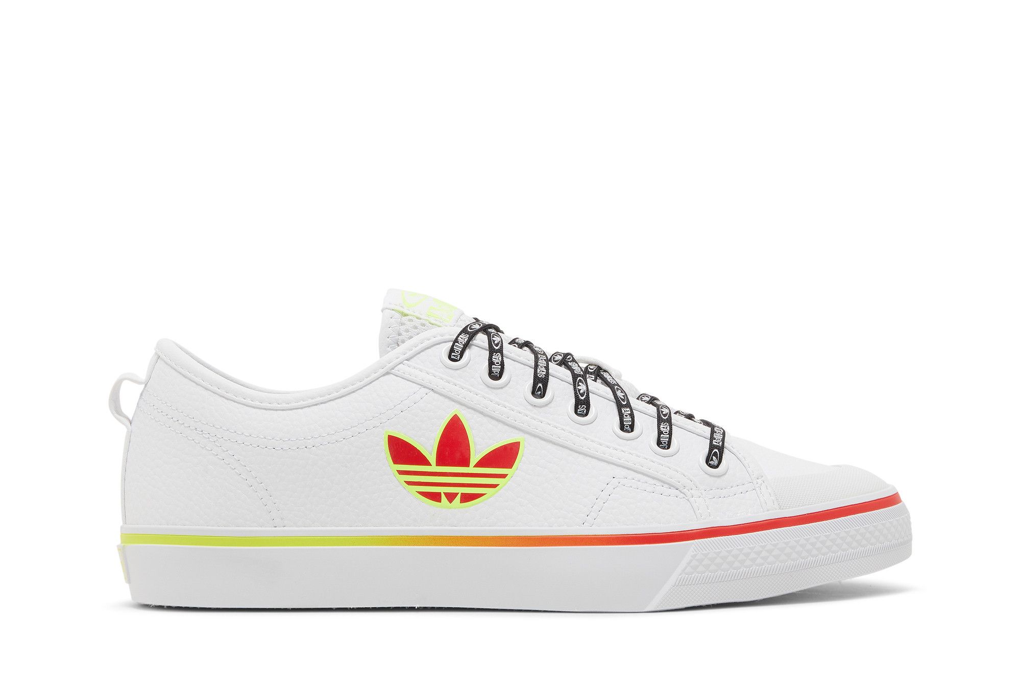 Buy Nizza Trefoil White Vivid Red GX1465 GOAT IT