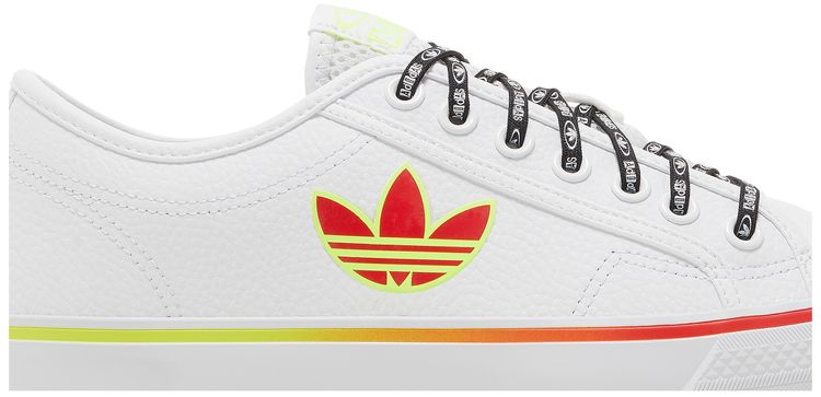 Adidas Nizza Trefoil White Vivid Red