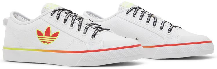 Adidas Nizza Trefoil White Vivid Red