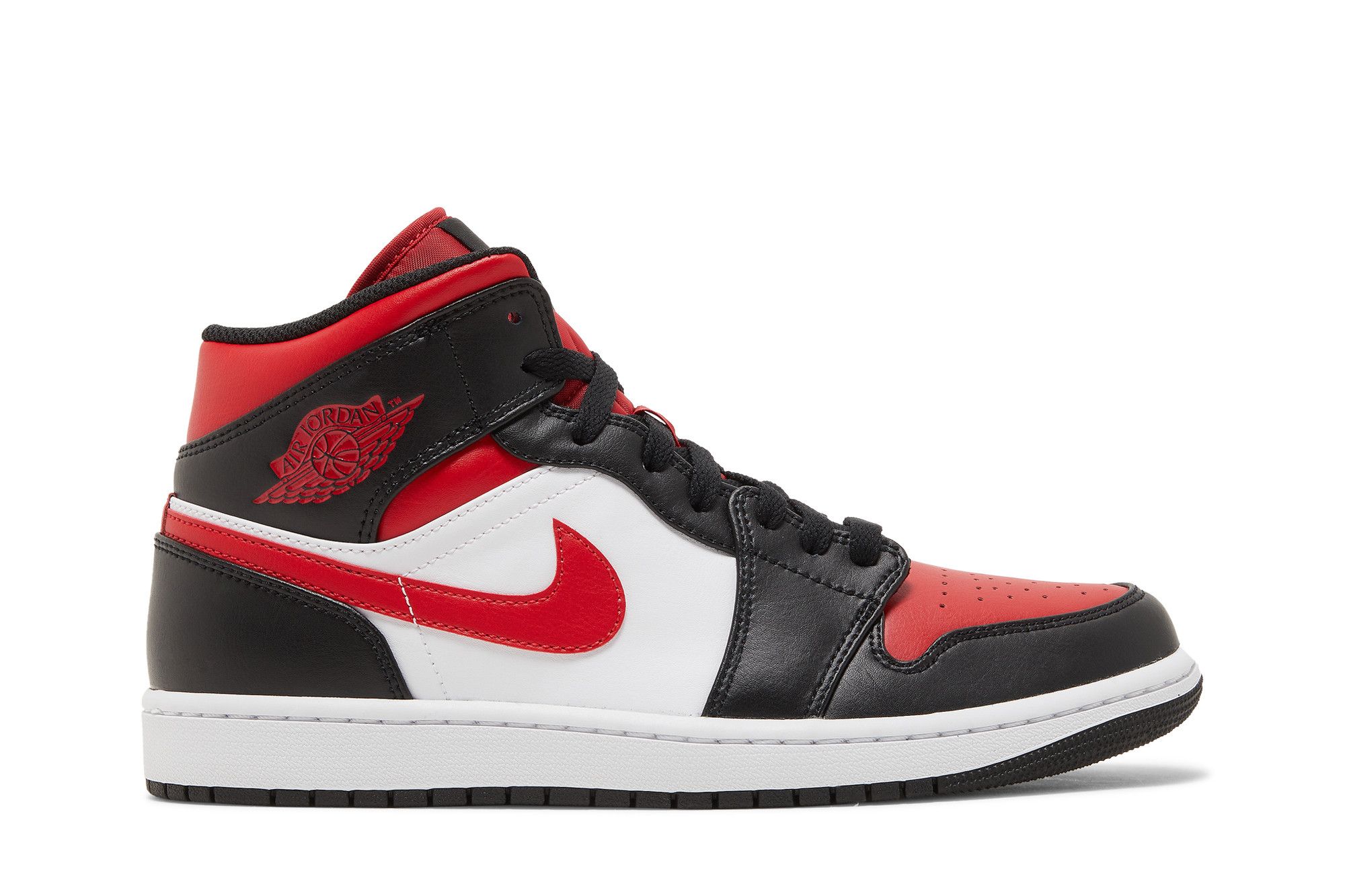 Buy Air Jordan 1 Mid 'Bred Toe' - 554724 079 | GOAT