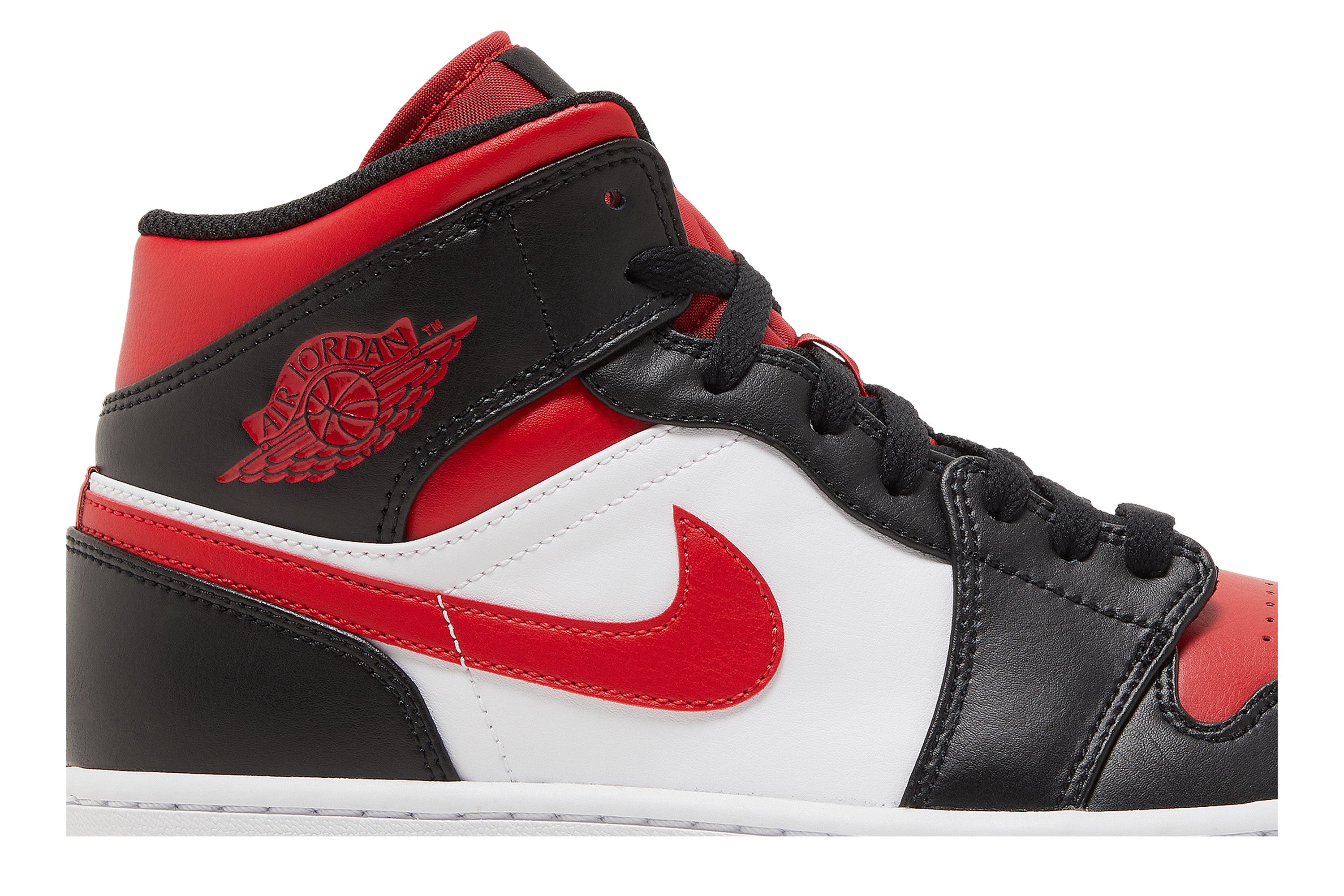 Buy Air Jordan 1 Mid Bred Toe 554724 079 GOAT