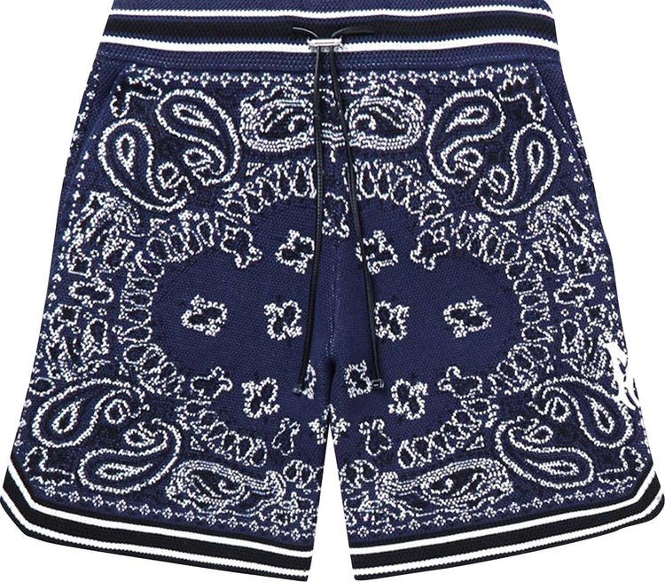 Buy Amiri Bandana Shorts 'Blue' - PF22MKB001 420 BLUE | GOAT