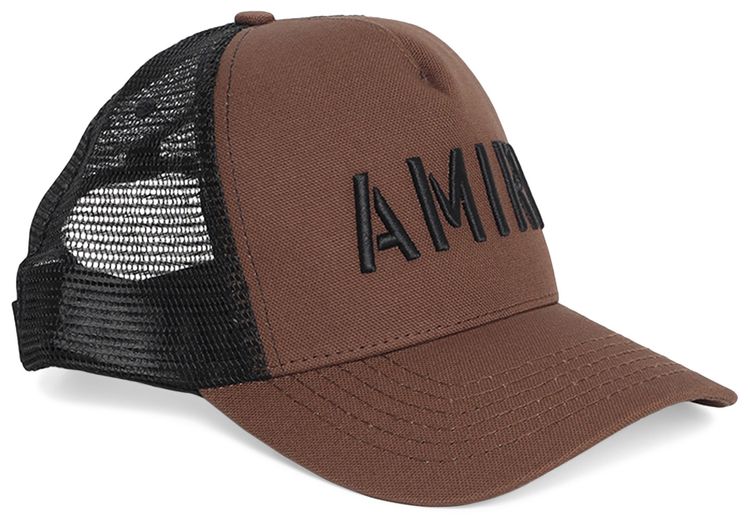 Amiri Arts Stencil Trucker Hat Shitake