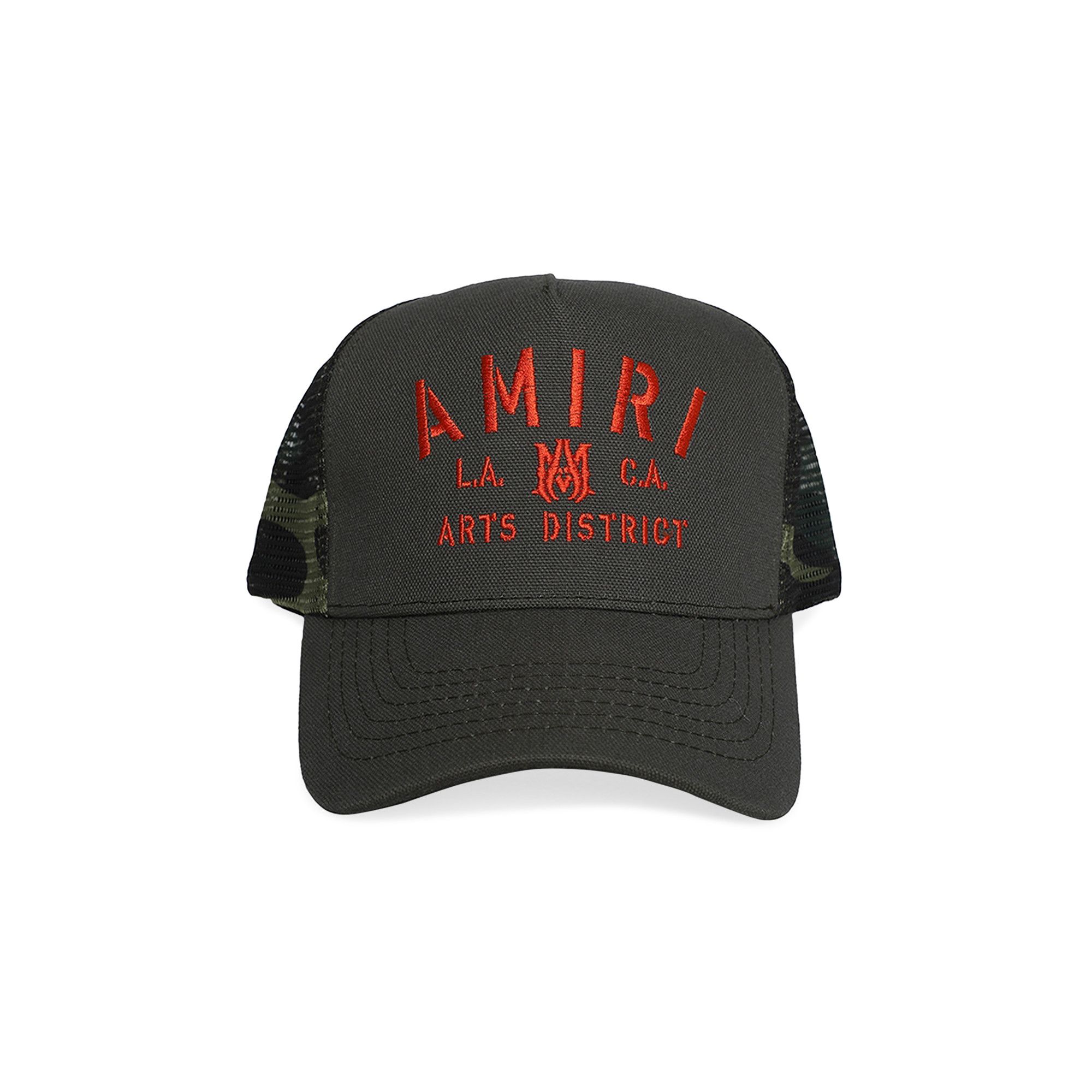Buy Amiri Amiri Stencil Trucker Hat 'Military Green